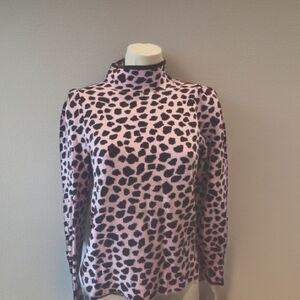 Ann Taylor Leopard Print Sweater